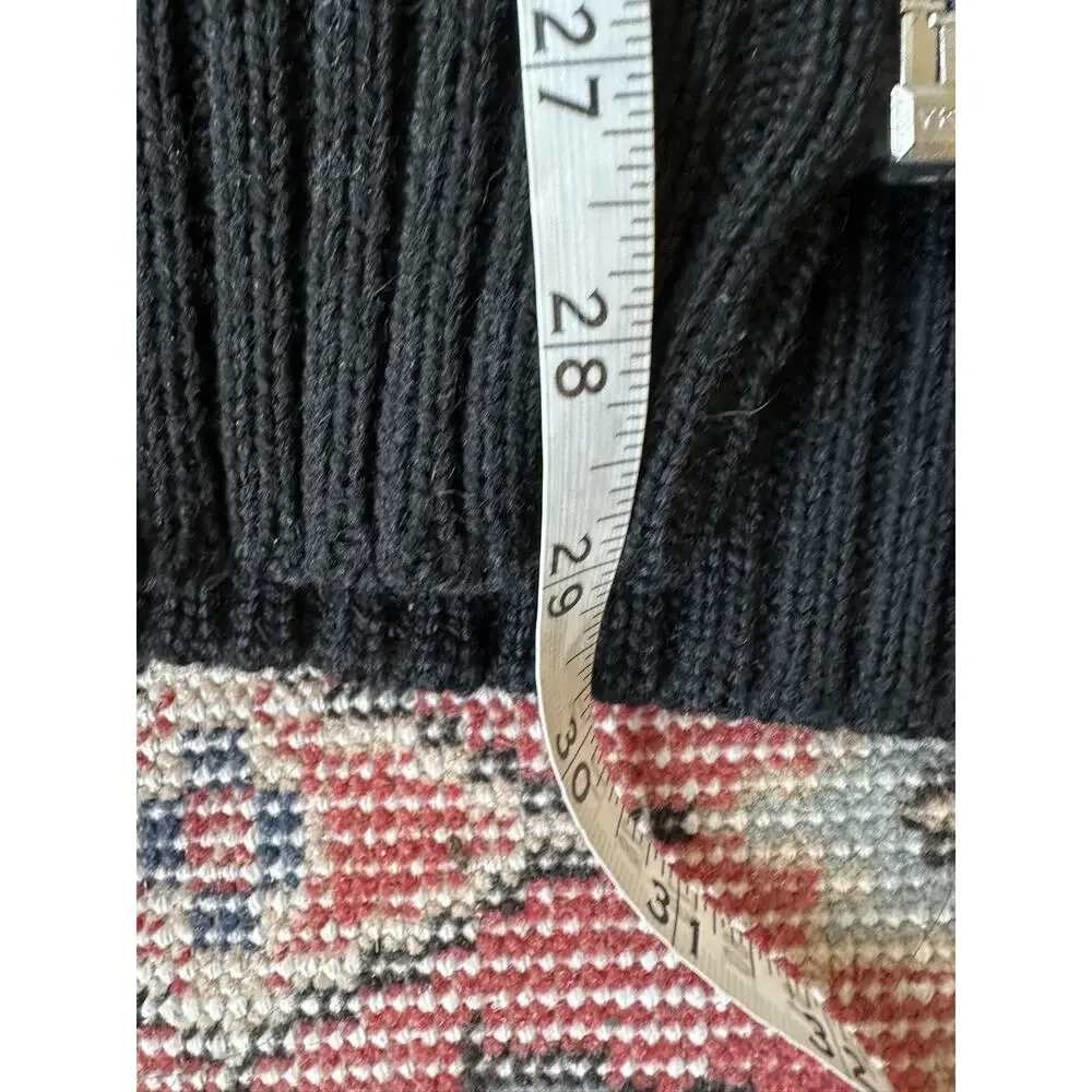 Yohji Yamamoto Zip Up Wool Cableknit Jacket